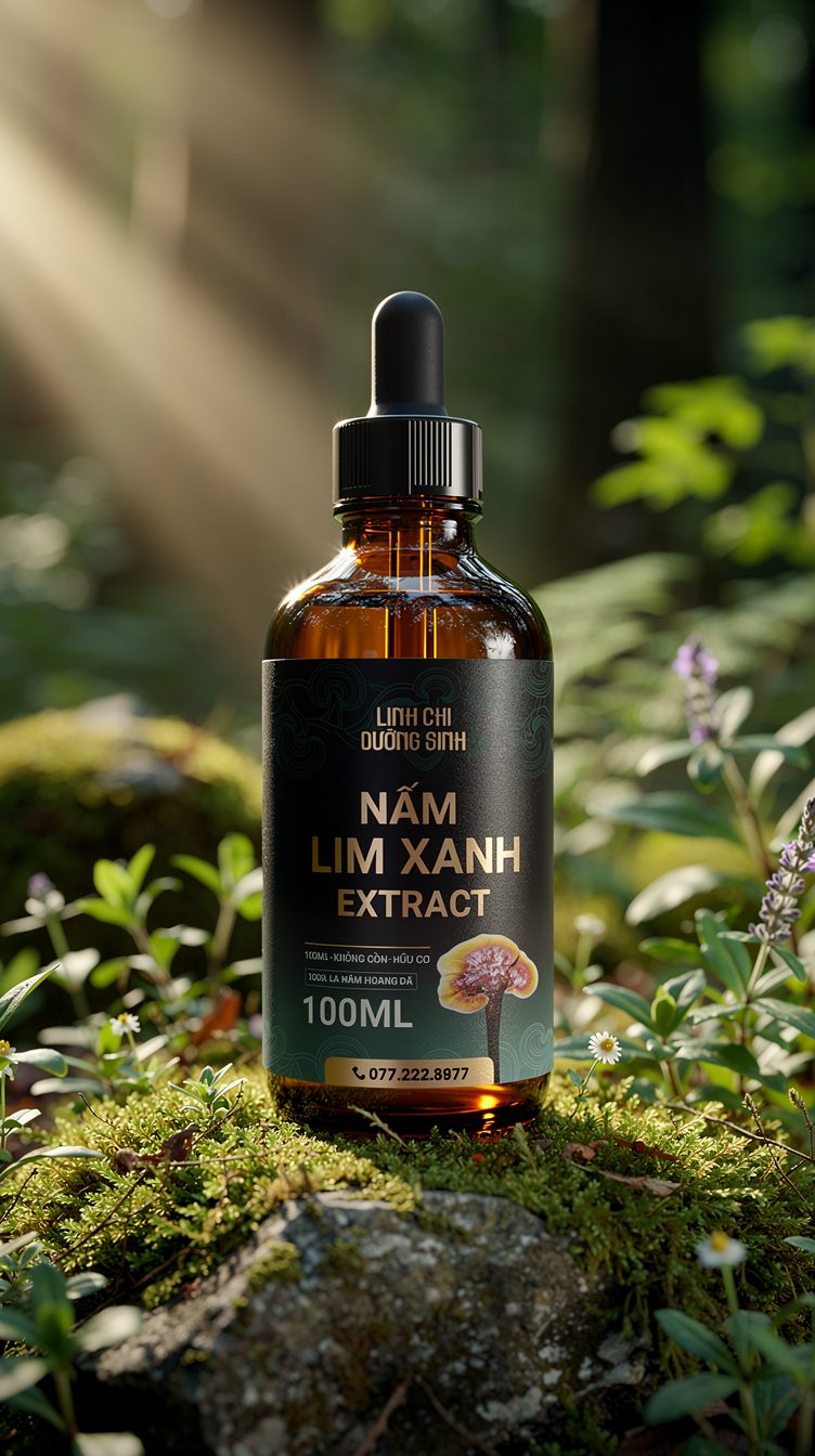 Chai Nấm Lim Xanh Extract 100ml